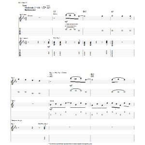 Modest Mouse Bukowski Musik Noten - Guitar Tab - 31737-0