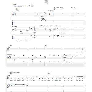 Modest Mouse Dance Hall Musik Noten - Guitar Tab - 31739-0