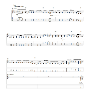 Modest Mouse One Chance Musik Noten - Guitar Tab - 31745-0