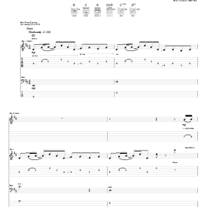 moe. Rebubula Musik Noten - Guitar Tab - 67278-0