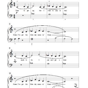 Mona Rejino Monday Mornin' Blues Musik Noten - Educational Piano - 78040-0