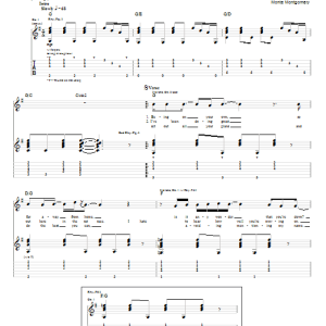 Monte Montgomery Love's Last Holiday Musik Noten - Guitar Tab - 77253-0