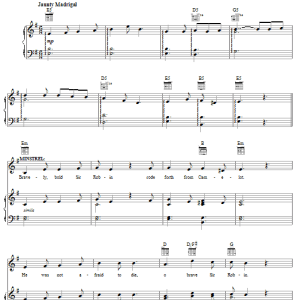 Monty Python's Spamalot Brave Sir Robin Musik Noten - Piano, Vocal & Guitar Chords - 52246-0