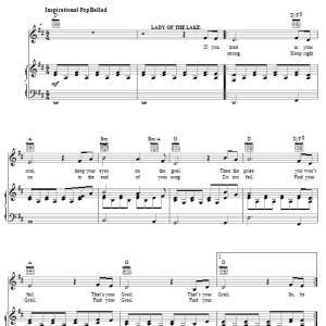 Monty Python's Spamalot Find Your Grail Musik Noten - Piano, Vocal & Guitar Chords - 52250-0