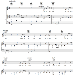 Monty Python's Spamalot I'm All Alone Musik Noten - Piano, Vocal & Guitar Chords - 52245-0