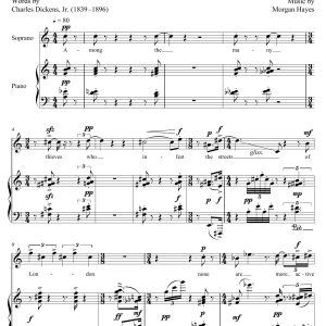 Morgan Hayes Dictionary of London (for soprano and piano) Musik Noten - Piano & Vocal - 45948-0