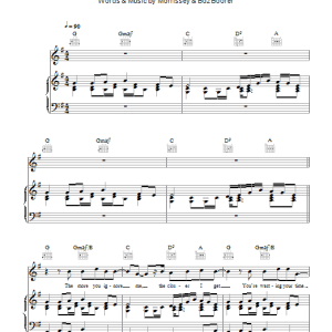Morrissey The More You Ignore Me, The Closer I Get Musik Noten - Piano, Vocal & Guitar Chords - 42235-0