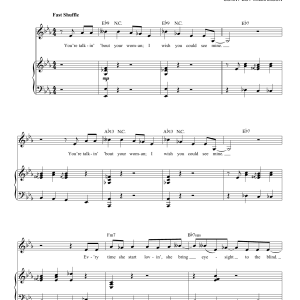 Mose Allison Eyesight To The Blind Musik Noten - Piano & Vocal - 159609-0