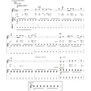 Motion City Soundtrack Broken Heart Musik Noten - Guitar Tab - 74844-0