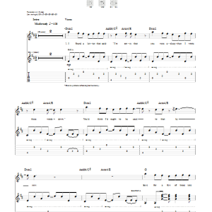 Motion City Soundtrack Hold Me Down Musik Noten - Guitar Tab - 74840-0