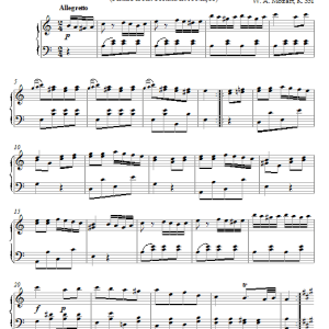 Mozart Rondo Alla Turca (Finale) Musik Noten - Piano Solo - 21561-0