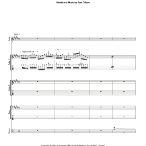 Mr. Big Green Tinted Sixties Mind Musik Noten - Guitar Tab - 175663-0