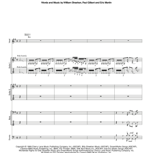Mr. Big Take A Walk Musik Noten - Guitar Tab - 175658-0