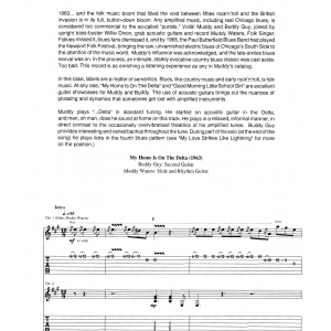 Muddy Waters My Home Is On The Delta Musik Noten - Guitar Tab - 171719-0