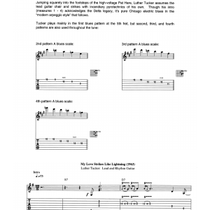 Muddy Waters My Love Strikes Like Lightning Musik Noten - Guitar Tab - 171710-0