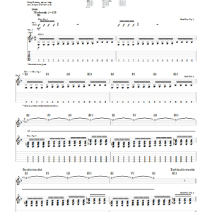 Mudvayne Determined Musik Noten - Guitar Tab - 53079-0