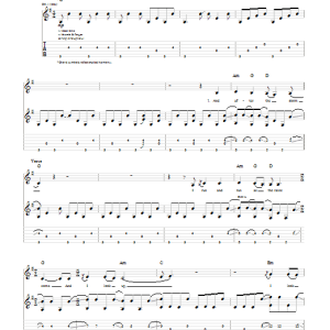 Mumford & Sons After The Storm Musik Noten - Guitar Tab - 80144-0