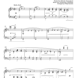 Munster Gesangbuch Fairest Lord Jesus [Jazz version] (arr. Phillip Keveren) Musik Noten - Piano Solo - 51766-0