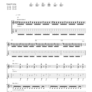 Muse Assassin Musik Noten - Guitar Tab - 165286-0