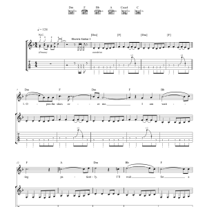 Muse Exo-Politics Musik Noten - Guitar Tab - 165203-0