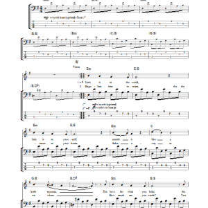 Muse New Born Musik Noten - Bass Guitar Tab - 152914-0