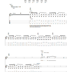 My Morning Jacket Gideon Musik Noten - Guitar Tab - 73487-0