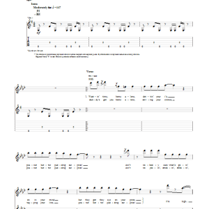My Morning Jacket Highly Suspicious Musik Noten - Guitar Tab - 73465-0