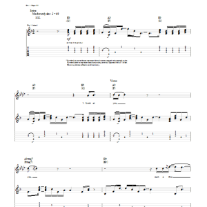 My Morning Jacket Look At You Musik Noten - Guitar Tab - 73467-0