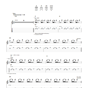 My Morning Jacket One Big Holiday Musik Noten - Guitar Tab - 71588-0
