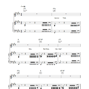 Mya Case Of The Ex Musik Noten - Piano, Vocal & Guitar Chords - 17162-0