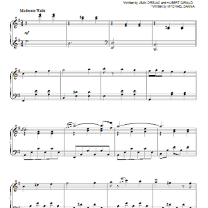 Mychael Danna Sous Le Ciel De Paris/Piscine Molitor Patel (from Life of Pi) Musik Noten - Piano, Vocal & Guitar Chords - 95976-0