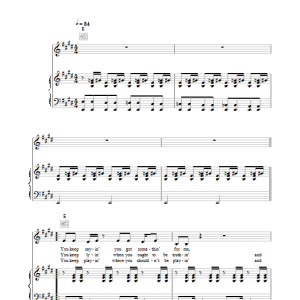 Nancy Sinatra These Boots Are Made For Walking Musik Noten - Piano, Vocal & Guitar Chords - 30425-0