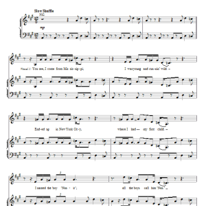 Nas featuring Olu Dara Bridging The Gap Musik Noten - Piano, Vocal & Guitar Chords - 69913-0