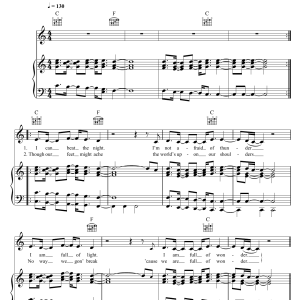 Naughty Boy Wonder (featuring Emeli Sande) Musik Noten - Piano, Vocal & Guitar Chords - 115080-0