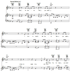 Ne-Yo Mirror Musik Noten - Piano, Vocal & Guitar Chords - 56482-0