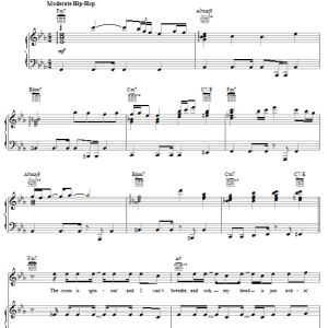 Ne-Yo Stay Musik Noten - Piano, Vocal & Guitar Chords - 56480-0