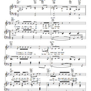 Neil Diamond A Song For You Musik Noten - Piano, Vocal & Guitar Chords - 87651-0