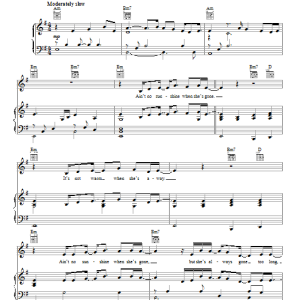 Neil Diamond Ain't No Sunshine Musik Noten - Piano, Vocal & Guitar Chords - 87645-0