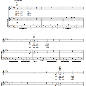 Neil Diamond Morningside Musik Noten - Piano, Vocal & Guitar Chords - 23343-0