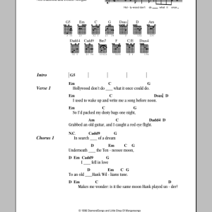 Neil Diamond Tennessee Moon Musik Noten - Guitar Chords/Lyrics - 79133-0