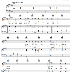 Neil Diamond Thank The Lord For The Night Time Musik Noten - Piano, Vocal & Guitar Chords - 23350-0
