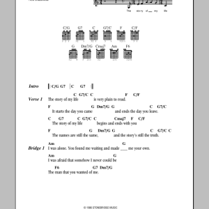 Neil Diamond The Story Of My Life Musik Noten - Guitar Chords/Lyrics - 78868-0