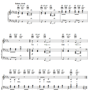 Neil Diamond Yes I Will Musik Noten - Piano, Vocal & Guitar Chords - 23351-0