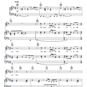 Neil Young Old Man Musik Noten - Guitar Tab - 93442-0