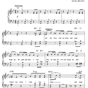 Nell Benjamin Bend And Snap Musik Noten - Easy Piano - 93197-0