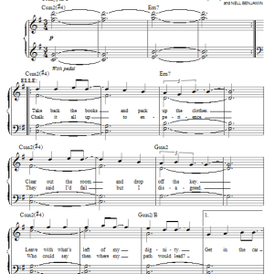 Nell Benjamin Legally Blonde Musik Noten - Easy Piano - 93213-0