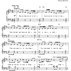 Nell Benjamin Positive Musik Noten - Easy Piano - 93210-0