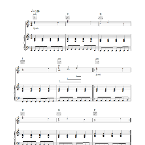 Nelly Furtado All Good Things (Come To An End) Musik Noten - Piano, Vocal & Guitar Chords - 38055-0