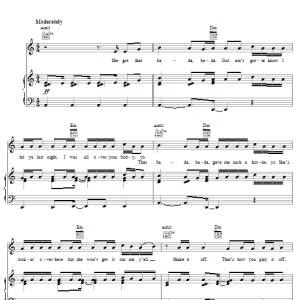 Nelly Play It Off Musik Noten - Piano, Vocal & Guitar Chords - 50716-0