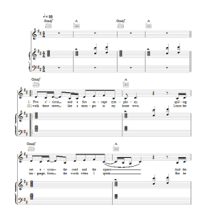 Nerina Pallot Sophia Musik Noten - Piano, Vocal & Guitar Chords - 40237-0